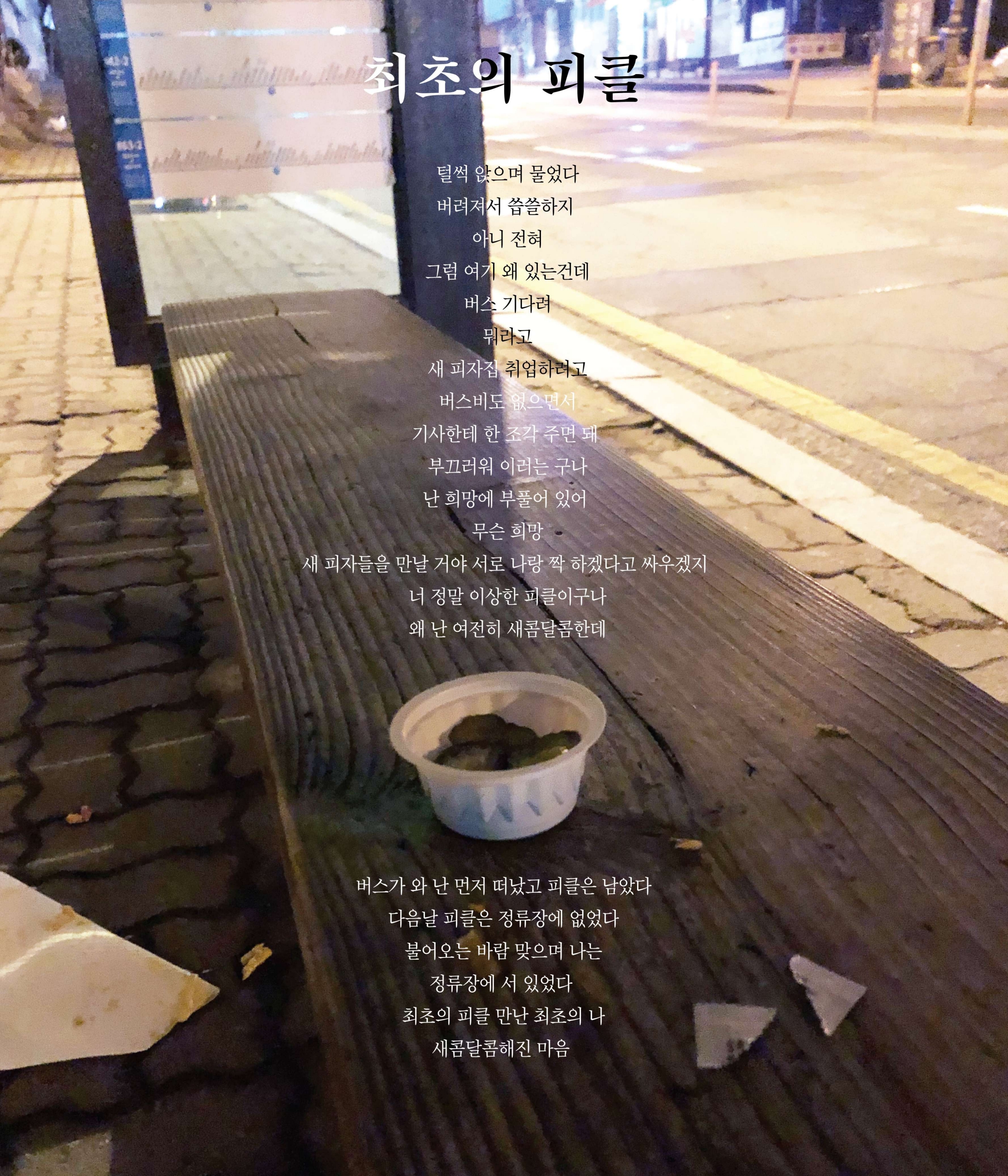 길에서 주워 온 시