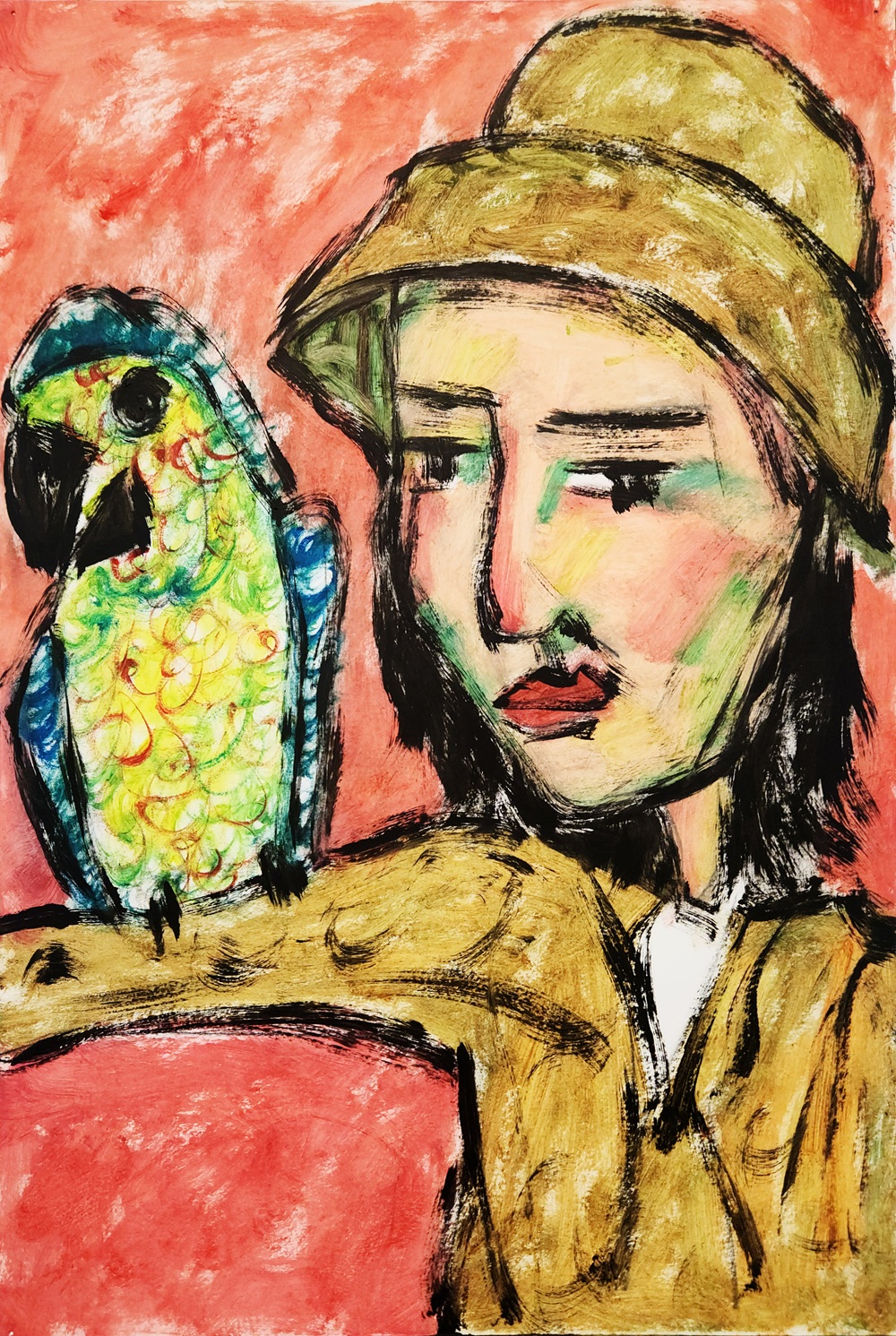 서현규, 이월드, 2025, 46.9x31.6cm, 종이에 유채